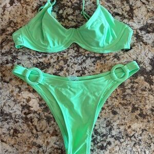 Green Blackbough Bikini Set!